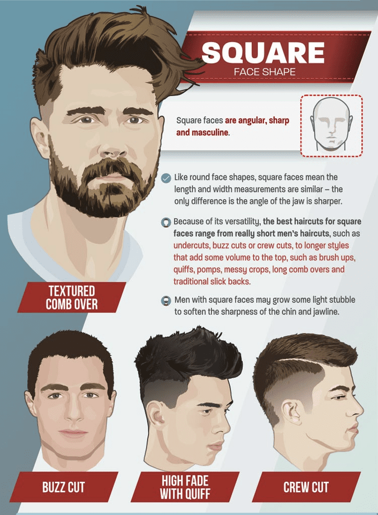 square face shape hairstyle