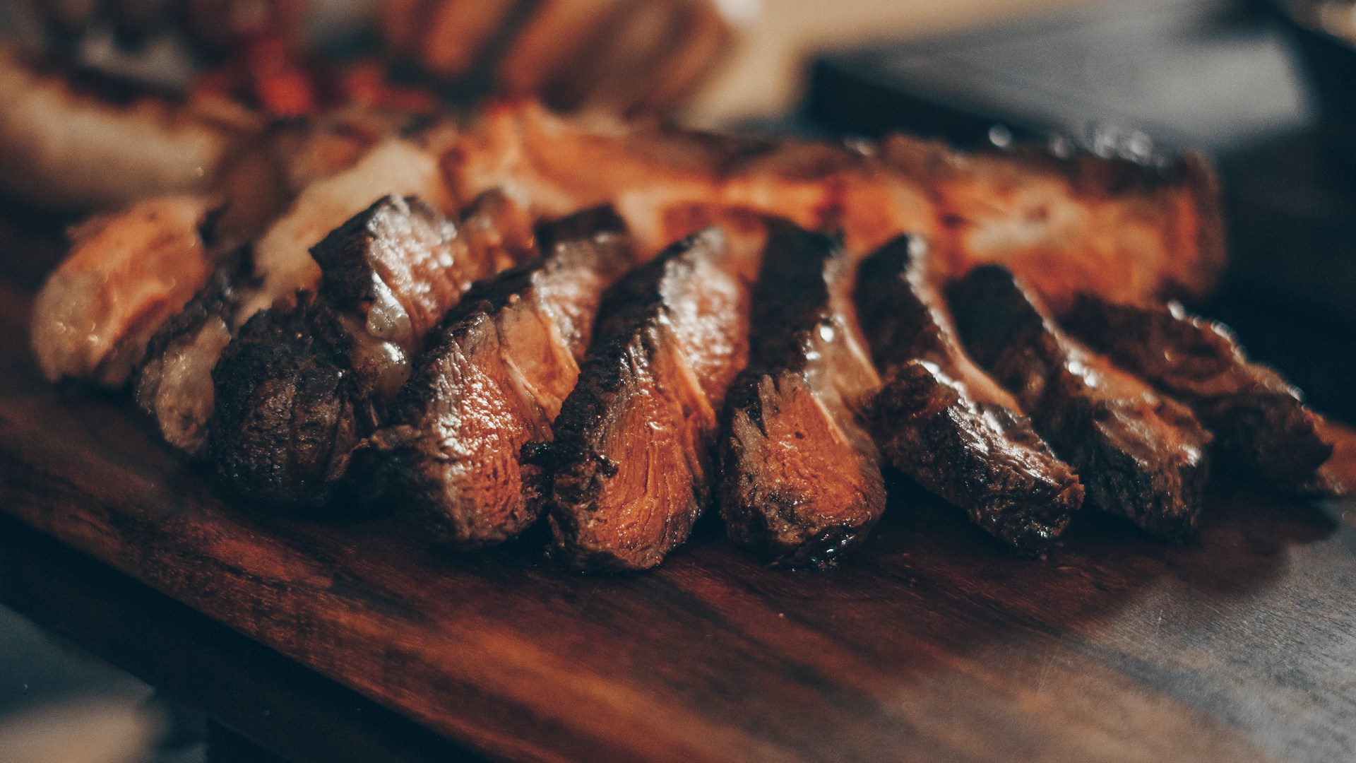 cooked steak