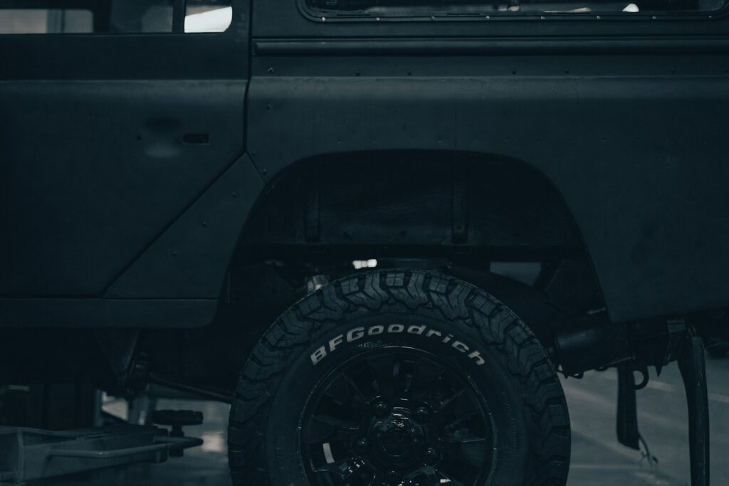 black jeep tyre