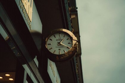 omega clock on wall