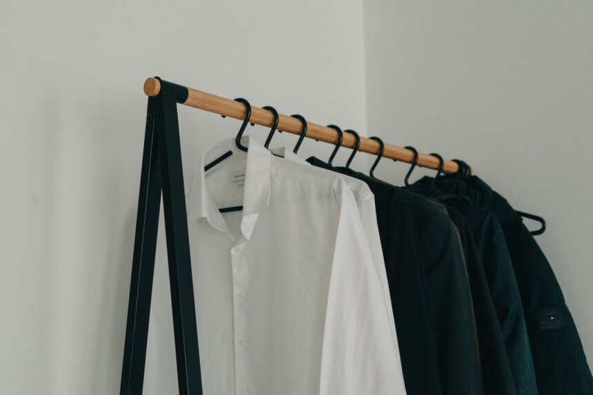capsule wardrobe rail