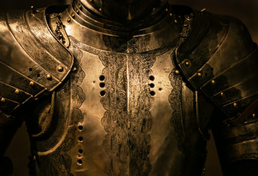 gold armour warrior