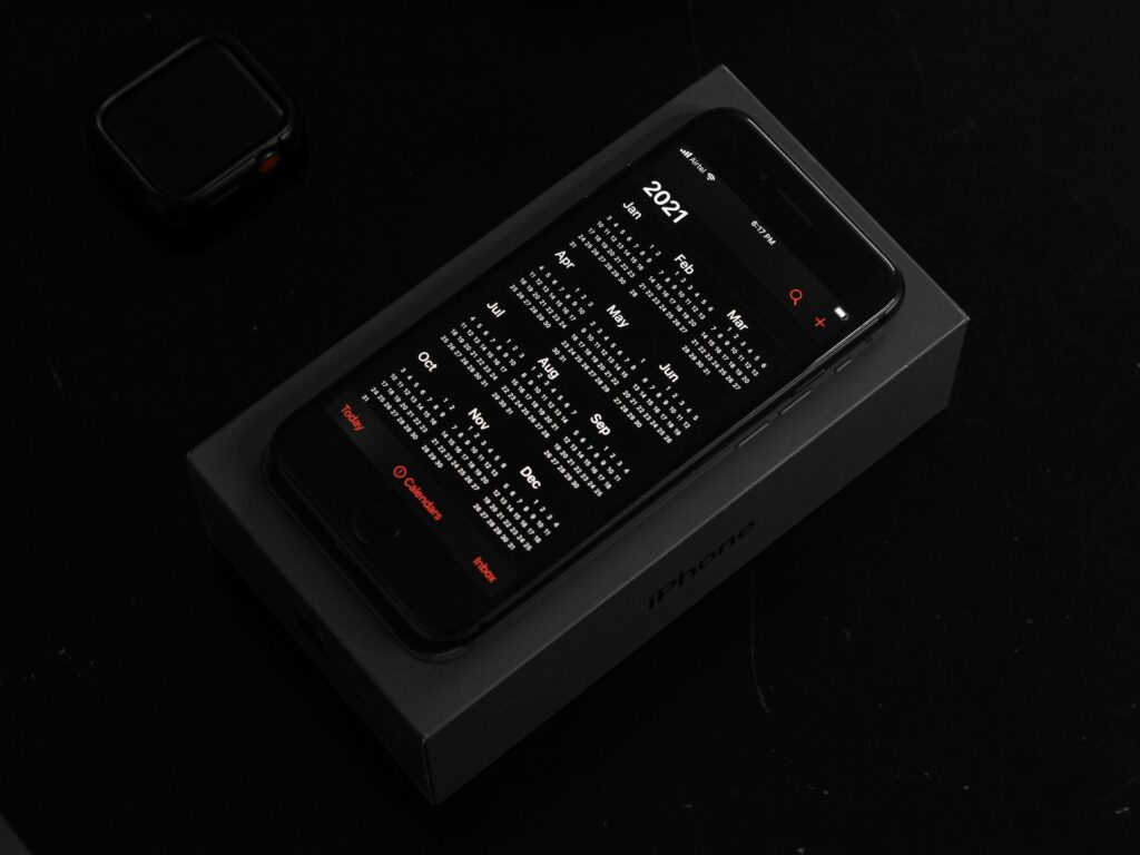 apple calendar on phone